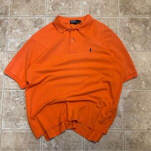 Vintage Ralph Lauren Polo Shirt Orange Size XL